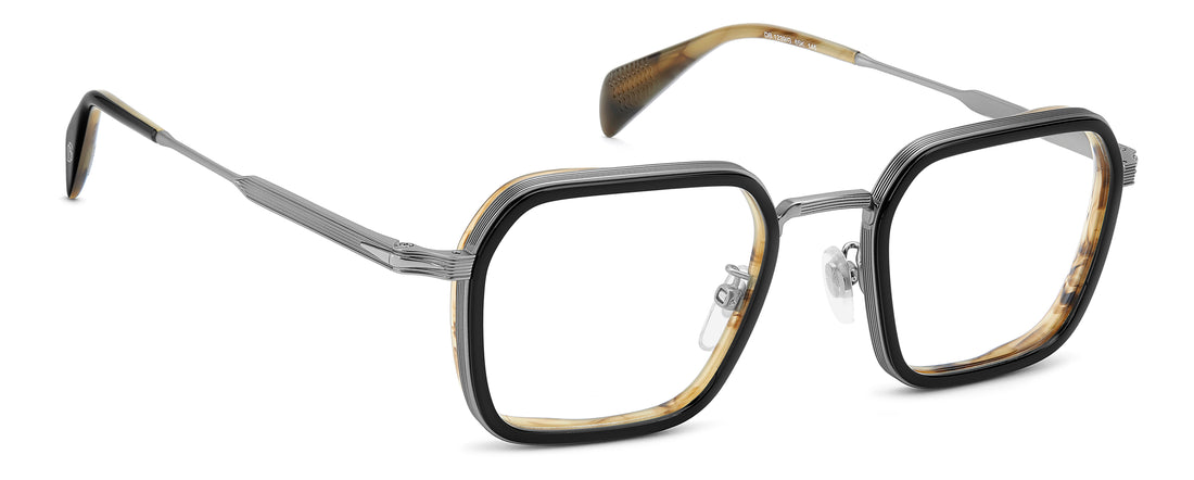 Briller david beckham db 1239/g 85k plateado rectangular masculino størrelse 51mm - Detaljeret visning