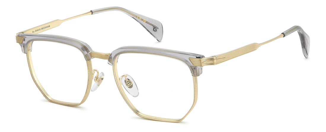 Briller david beckham db 1240/g ft3 gris rectangular masculino størrelse 53mm - Hovedvisning
