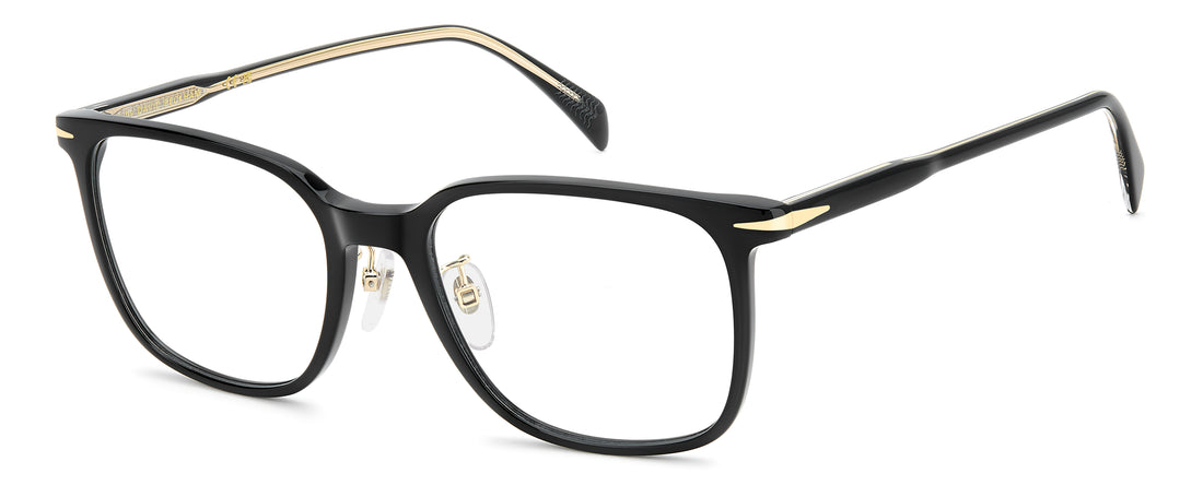 Briller david beckham db 1233/g 807 negro rectangular masculino størrelse 54mm - Hovedvisning