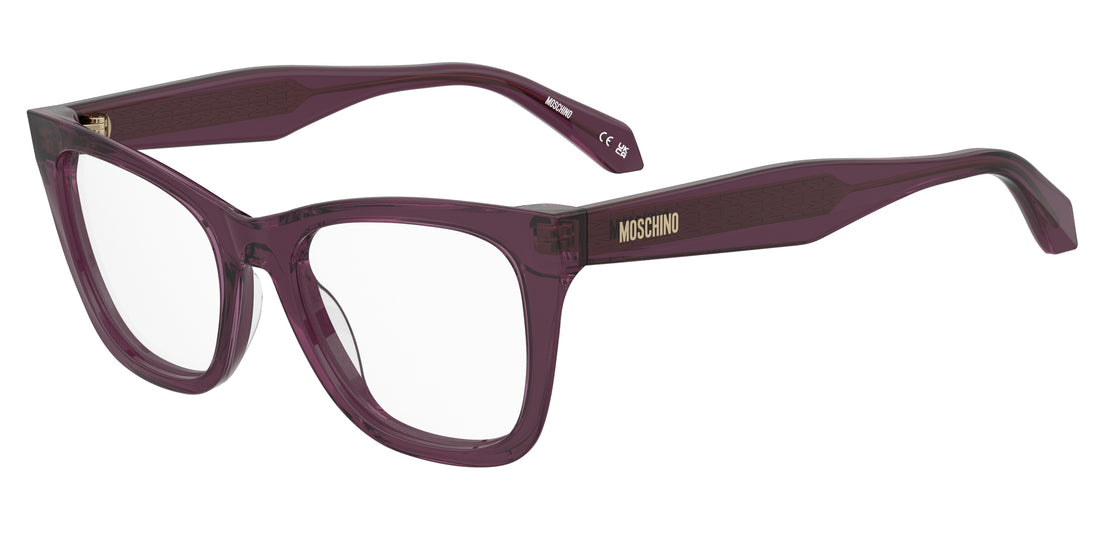 Óculos graduados moschino mos664 8cq rojo cat eye femenino tamanho 51mm - Vista principal