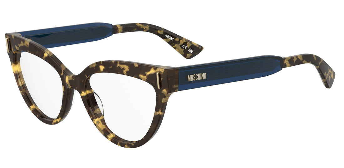 Óculos graduados moschino mos661 ipr havana cat eye femenino tamanho 53mm - Vista principal