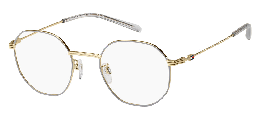 Occhiali da vista tommy hilfiger th 2359/f 2f7 dorado round masculino taglia 51mm - Vista principale