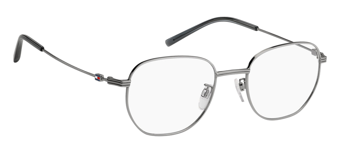 Occhiali da vista tommy hilfiger th 2360/f 6lb plateado square masculino taglia 51mm - Vista dettagliata