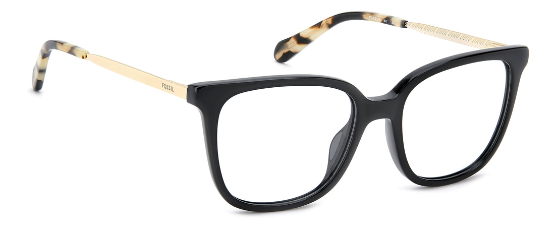 Brillen fossil fos 7218 807 negro square femenino größe 52mm - Detailansicht