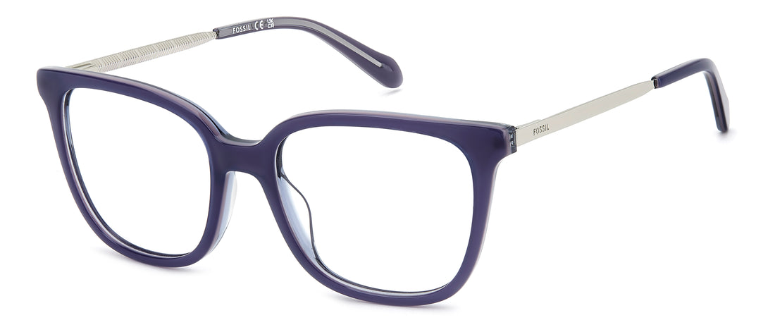 Brillen fossil fos 7218 pjp azul square femenino größe 52mm - Hauptansicht