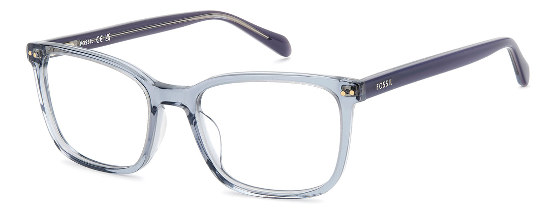 Occhiali da vista fossil fos 7209 oxz azul rectangular femenino taglia 52mm - Vista principale