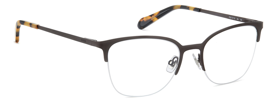 Brillen fossil fos 7217/g 4in brown oval femenino größe 51mm - Detailansicht