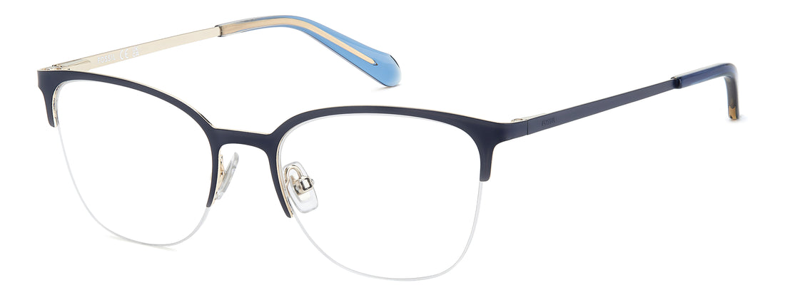Brillen fossil fos 7217/g fll azul oval femenino größe 51mm - Hauptansicht