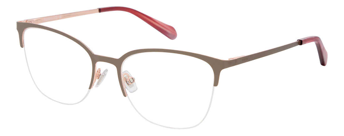 Brillen fossil fos 7217/g tui marron oval femenino größe 51mm - Hauptansicht