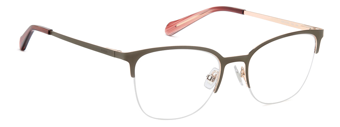 Brillen fossil fos 7217/g tui marron oval femenino größe 51mm - Detailansicht