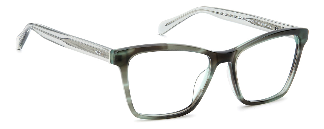 Occhiali da vista fossil fos 7212 3xj azul square femenino taglia 54mm - Vista dettagliata