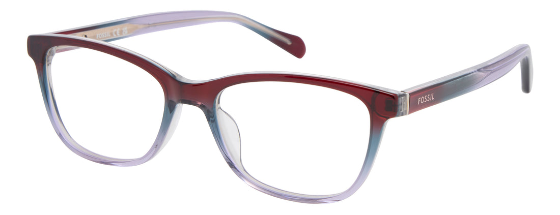 Brillen fossil fos 7219 3zj rosa rectangular femenino größe 52mm - Hauptansicht