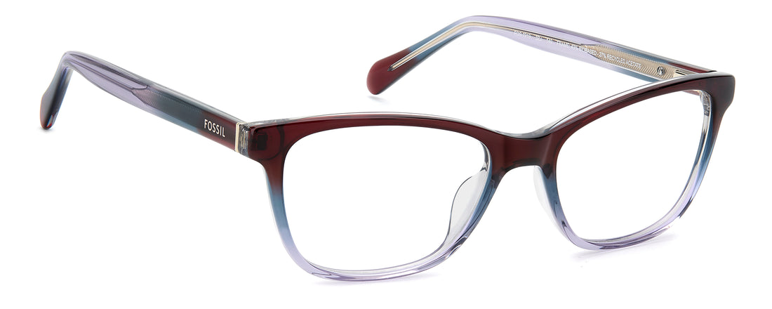 Brillen fossil fos 7219 3zj rosa rectangular femenino größe 52mm - Detailansicht