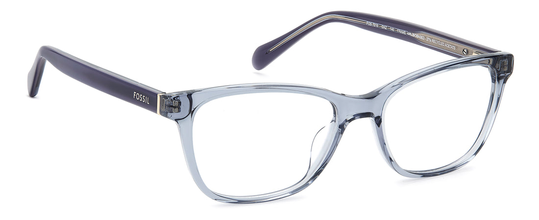 Brillen fossil fos 7219 oxz azul rectangular femenino größe 52mm - Detailansicht