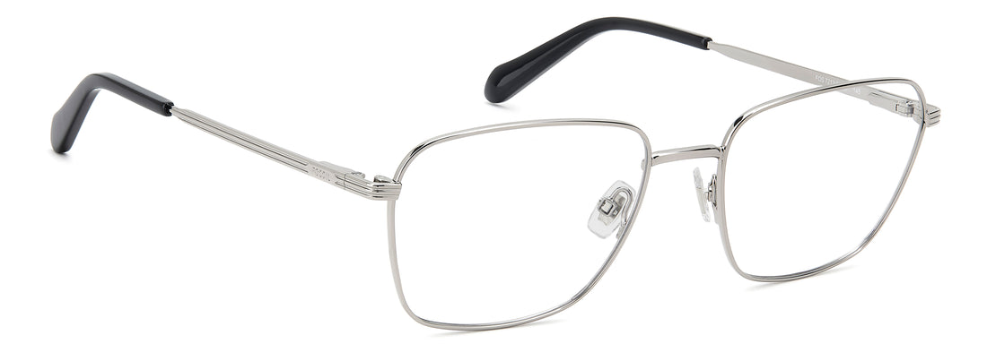 Gafas graduadas fossil fos 7213/g 6lb plateado rectangular masculino talla 56mm - Vista de detalle