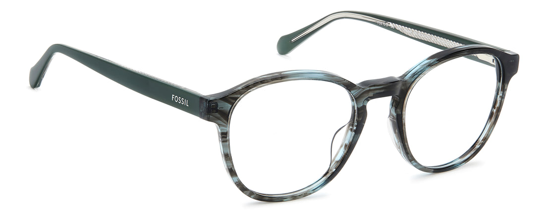 Occhiali da vista fossil fos 7215 3xj azul pantos masculino taglia 51mm - Vista dettagliata