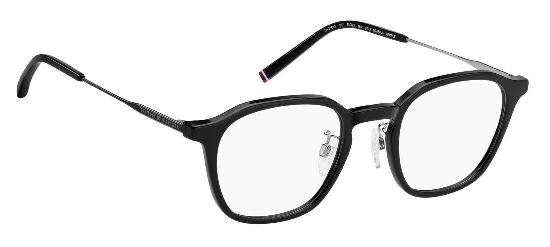 Occhiali da vista tommy hilfiger th 2362/f 807 negro square masculino taglia 50mm - Vista dettagliata