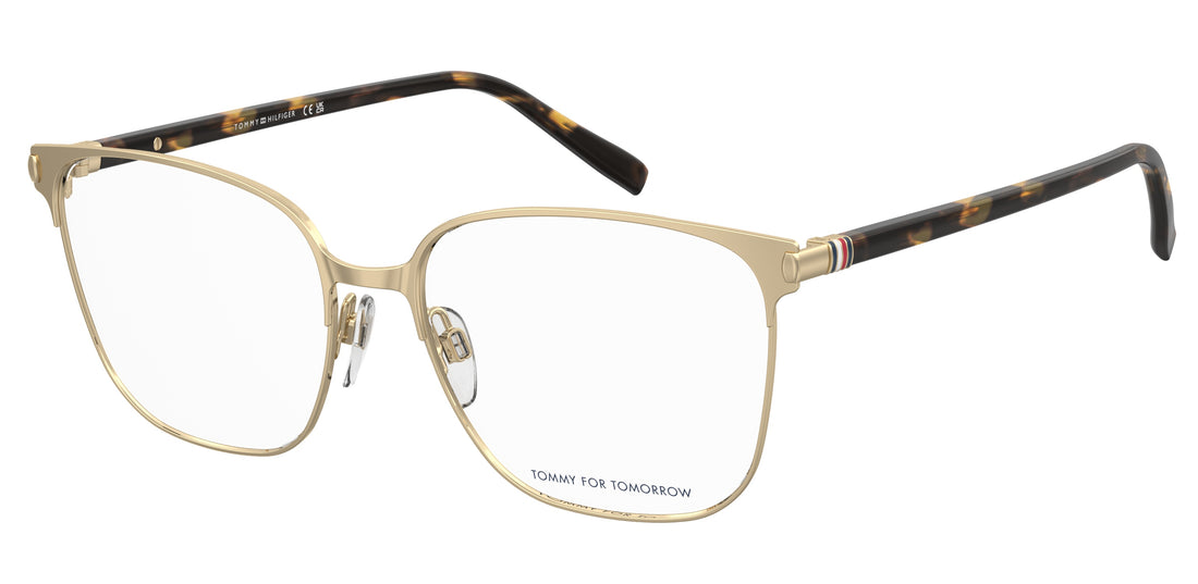 Occhiali da vista tommy hilfiger th 2351 000 dorado square femenino taglia 55mm - Vista principale