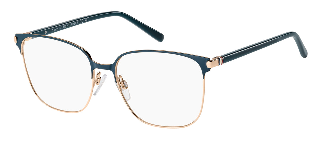 Occhiali da vista tommy hilfiger th 2351 5f6 dorado square femenino taglia 55mm - Vista principale
