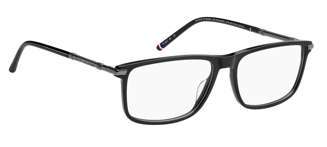 Brillen tommy hilfiger th 2332 807 negro rectangular masculino größe 55mm - Detailansicht