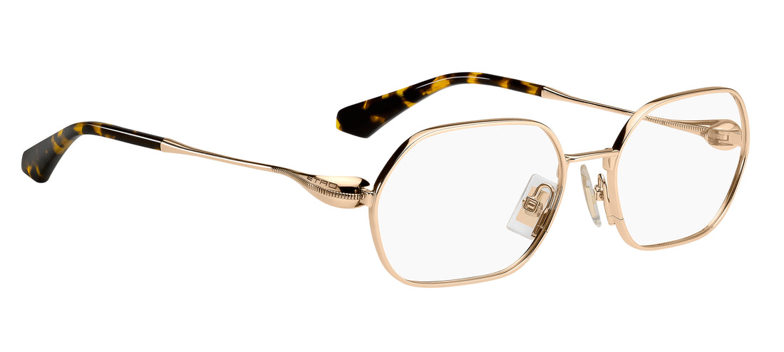 Occhiali da vista etro 0140 000 dorado rectangular femenino taglia 55mm - Vista dettagliata