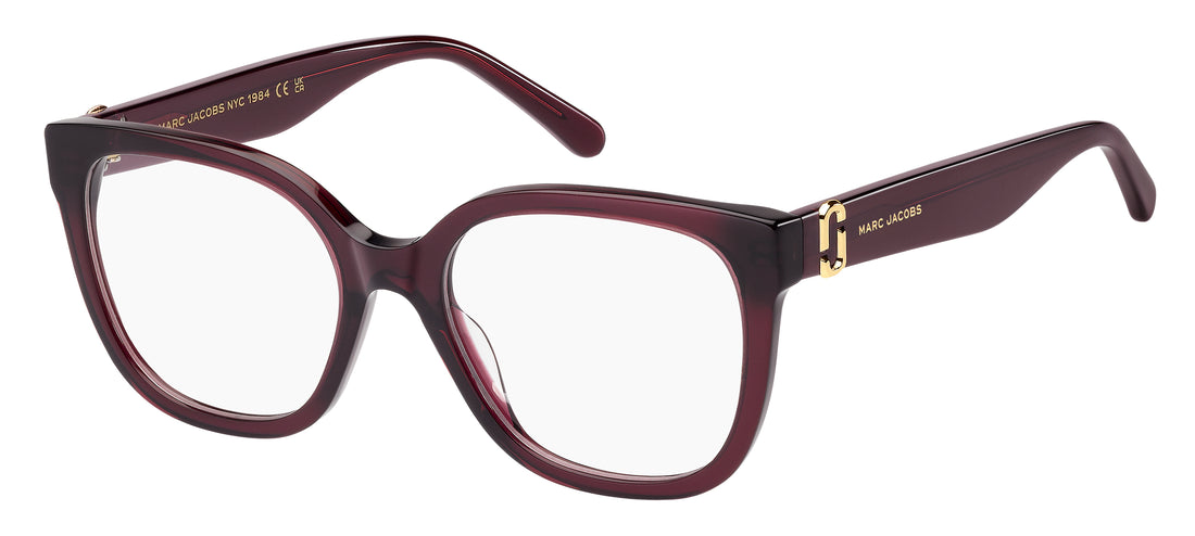 Occhiali da vista marc jacobs marc 893 lhf burdeos cat eye femenino taglia 53mm - Vista principale