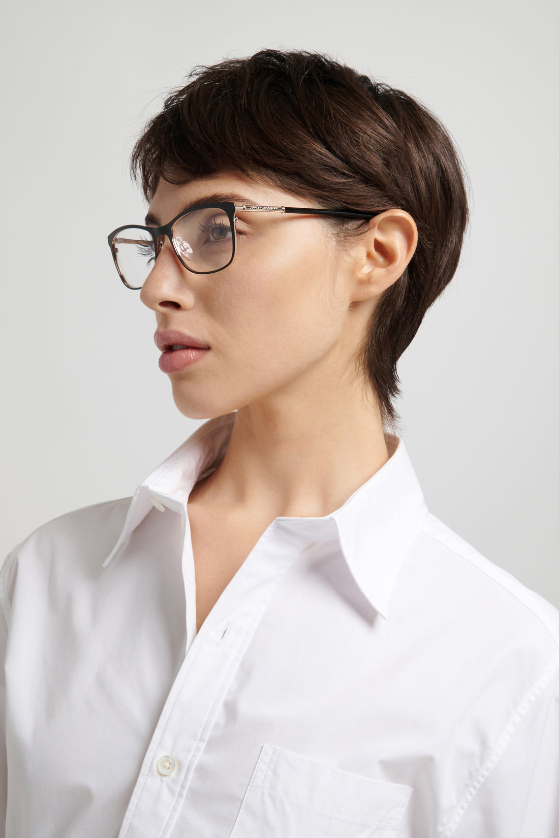 Prescription glasses marc jacobs marc 898/g i46 negro rectangular femenino size 53mm - Detailed view