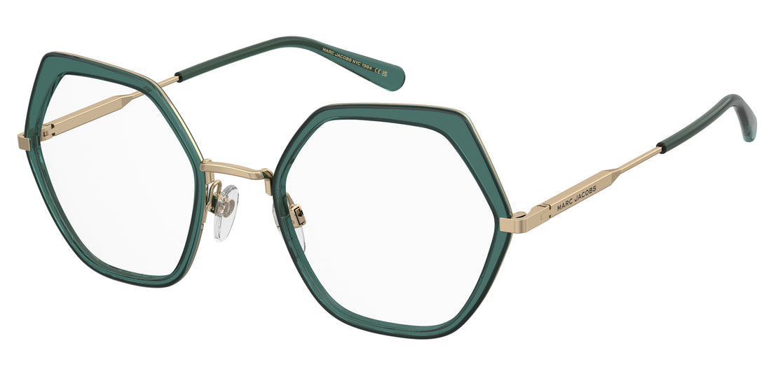 Prescription glasses marc jacobs marc 897 oga dorado square femenino size 53mm - Main view