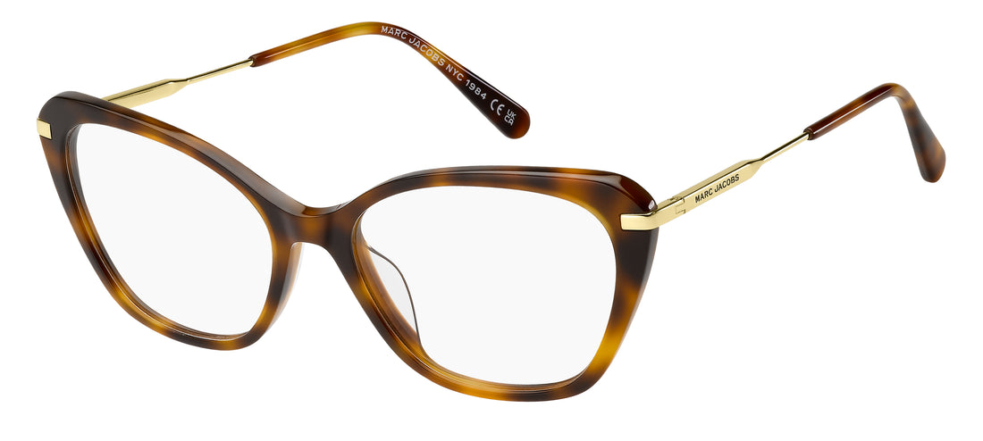 Prescription glasses marc jacobs marc 899/g 086 havana cat eye femenino size 54mm - Main view