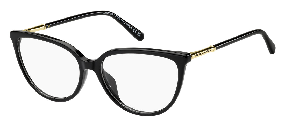 Prescription glasses marc jacobs marc 900/g 807 negro cat eye femenino size 55mm - Main view