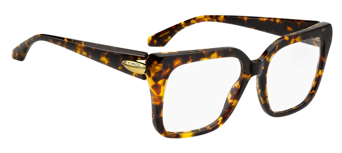 Occhiali da vista etro 0135 086 havana square femenino taglia 53mm - Vista dettagliata