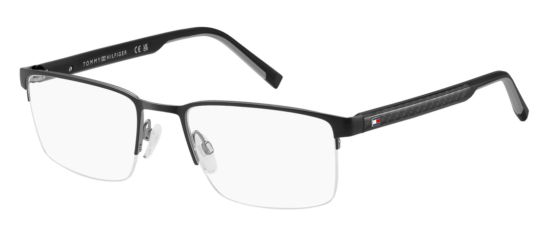 Occhiali da vista tommy hilfiger th 2316 124 negro rectangular masculino taglia 55mm - Vista principale