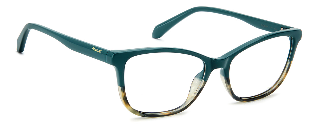 Occhiali da vista polaroid pld d597 cvt verde cat eye femenino taglia 55mm - Vista dettagliata