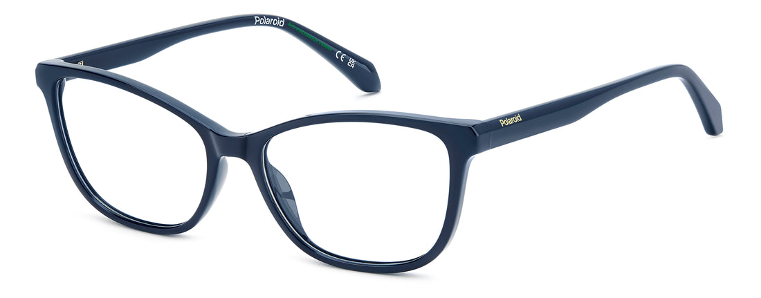 Occhiali da vista polaroid pld d597 pjp azul cat eye femenino taglia 55mm - Vista principale