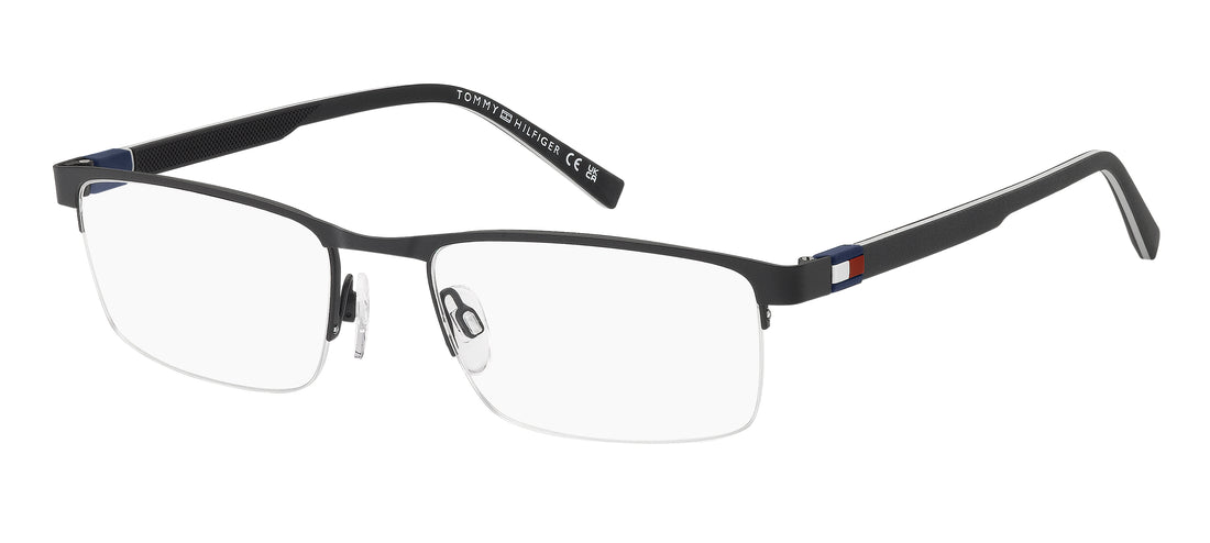 Brillen tommy hilfiger th 2322 003 negro rectangular masculino größe 54mm - Hauptansicht
