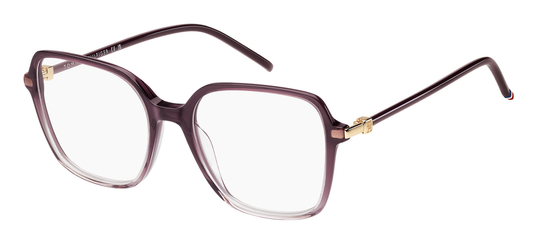 Occhiali da vista tommy hilfiger th 2339 2ln burdeos square femenino taglia 52mm - Vista principale