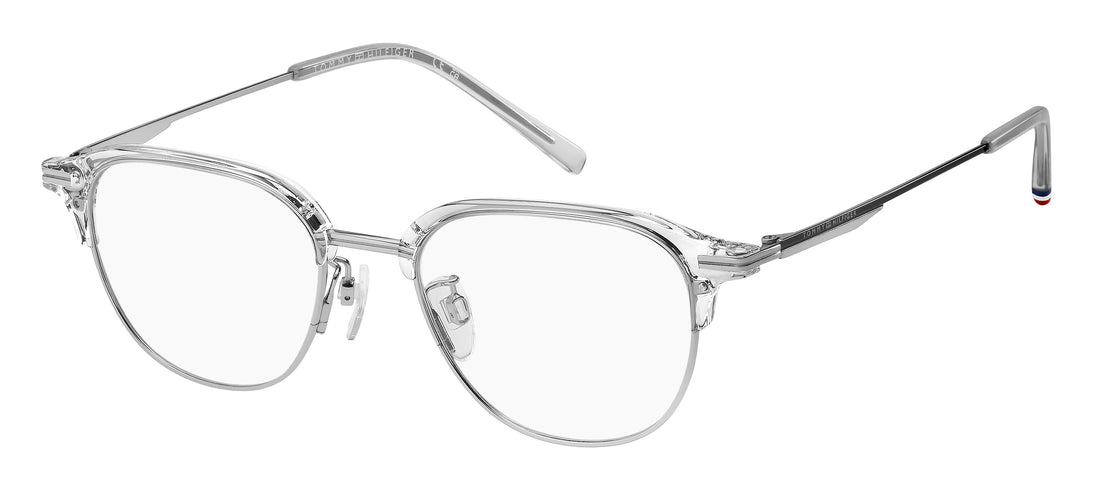 Occhiali da vista tommy hilfiger th 2365/f hkt plateado rectangular masculino taglia 51mm - Vista principale