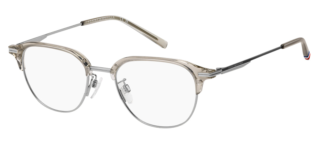 Occhiali da vista tommy hilfiger th 2365/f r1t plateado rectangular masculino taglia 51mm - Vista principale