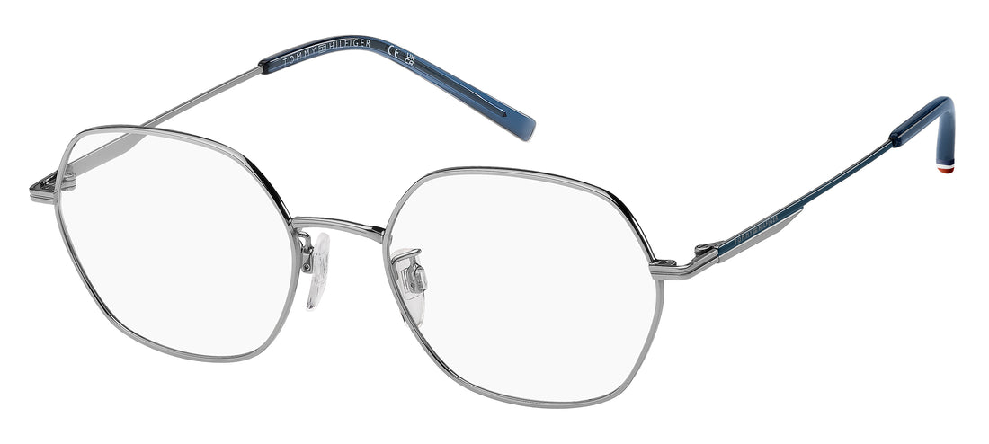 Occhiali da vista tommy hilfiger th 2367/f 6lb plateado square masculino taglia 52mm - Vista principale