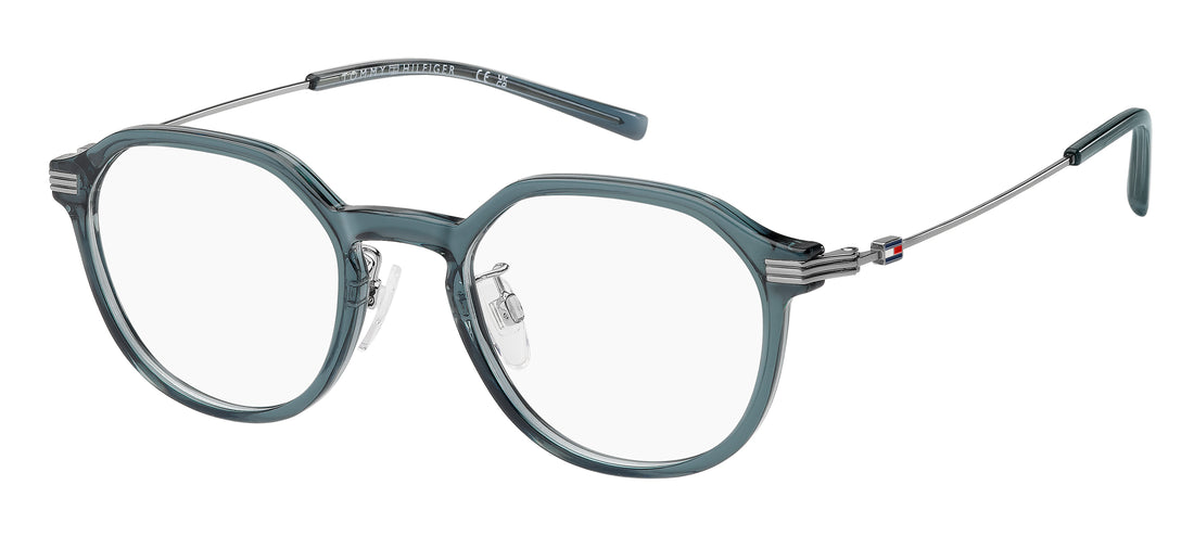 Occhiali da vista tommy hilfiger th 2364/f zi9 verde pantos masculino taglia 50mm - Vista principale