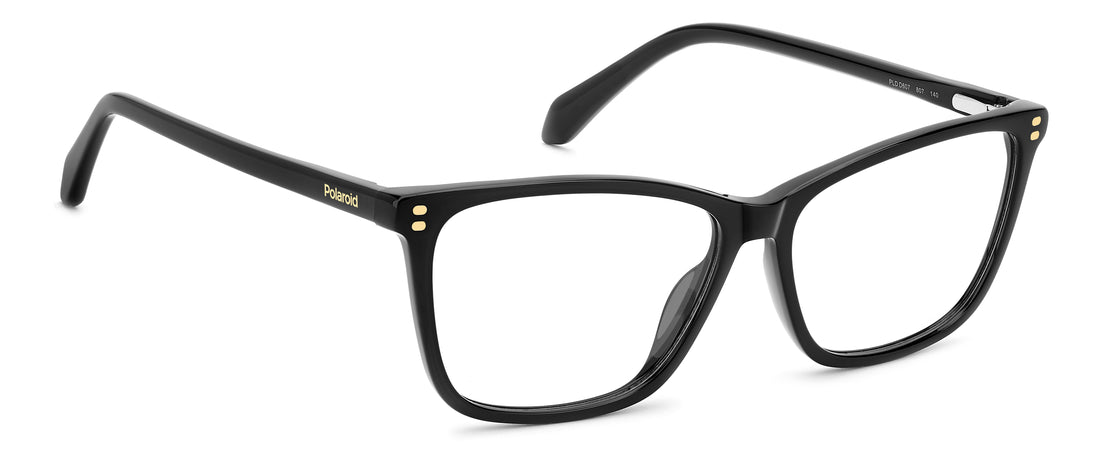 Occhiali da vista polaroid pld d607 807 negro cat eye femenino taglia 56mm - Vista dettagliata