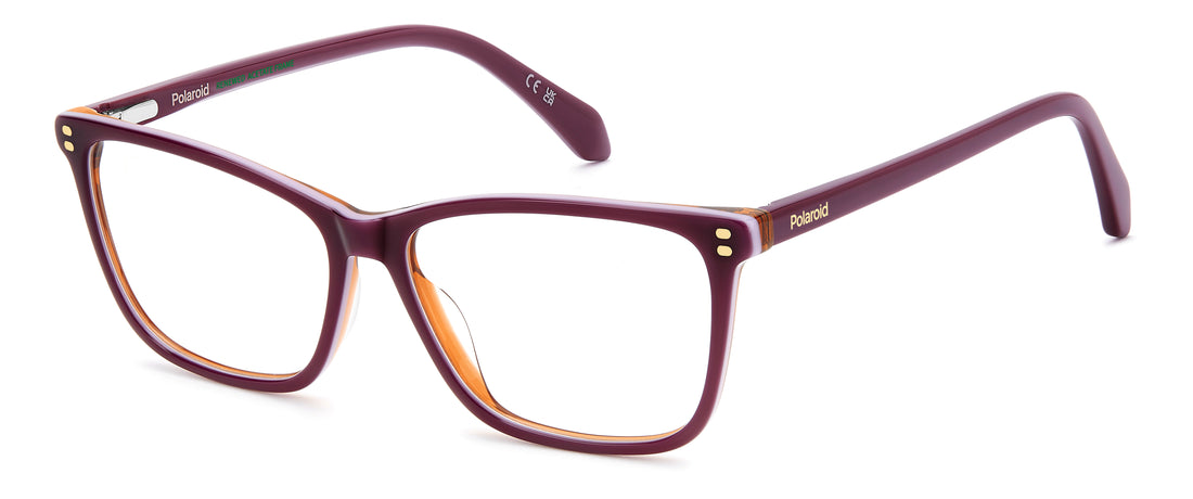 Occhiali da vista polaroid pld d607 b3v violeta cat eye femenino taglia 56mm - Vista principale