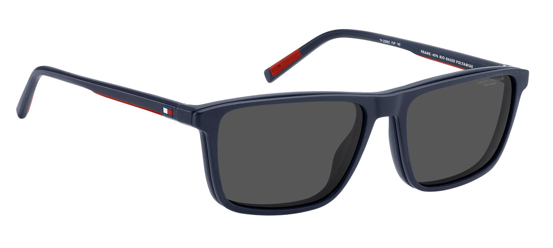 Okulary korekcyjne tommy hilfiger th 2326/c pjp m9 azul rectangular masculino rozmiar 57mm - Widok szczegółowy