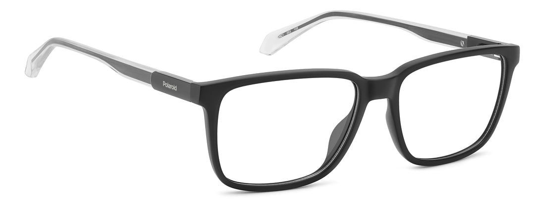 Occhiali da vista polaroid pld d621 003 negro square masculino taglia 56mm - Vista dettagliata