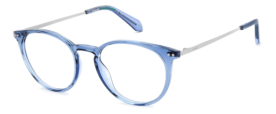 Occhiali da vista polaroid pld d617 pjp azul pantos masculino taglia 50mm - Vista principale