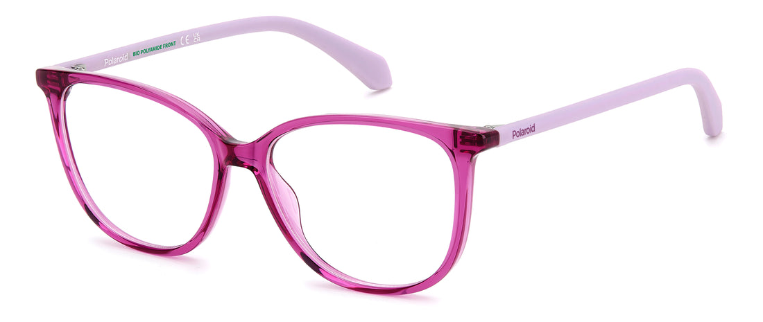 Occhiali da vista polaroid kids pld d853 0t7 burdeos butterfly infantil taglia 50mm - Vista principale