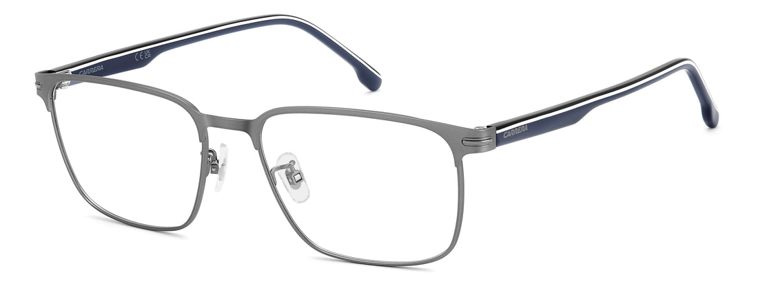 Gafas graduadas carrera 384/g r80 plateado rectangular masculino talla 57mm - Vista principal