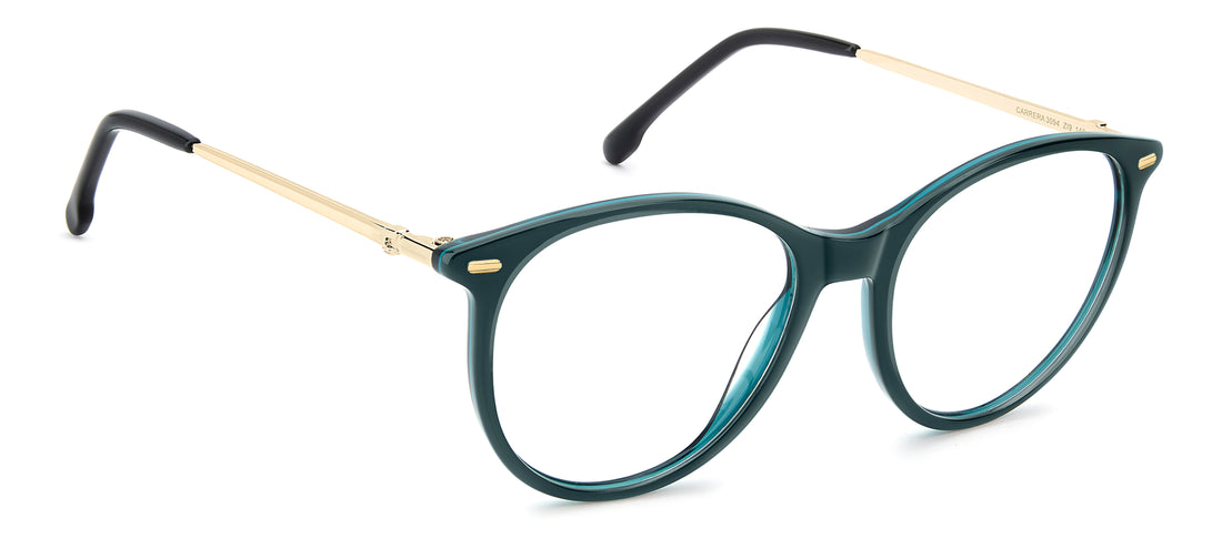 Óculos graduados carrera 3094 zi9 verde round femenino tamanho 53mm - Vista de detalhe
