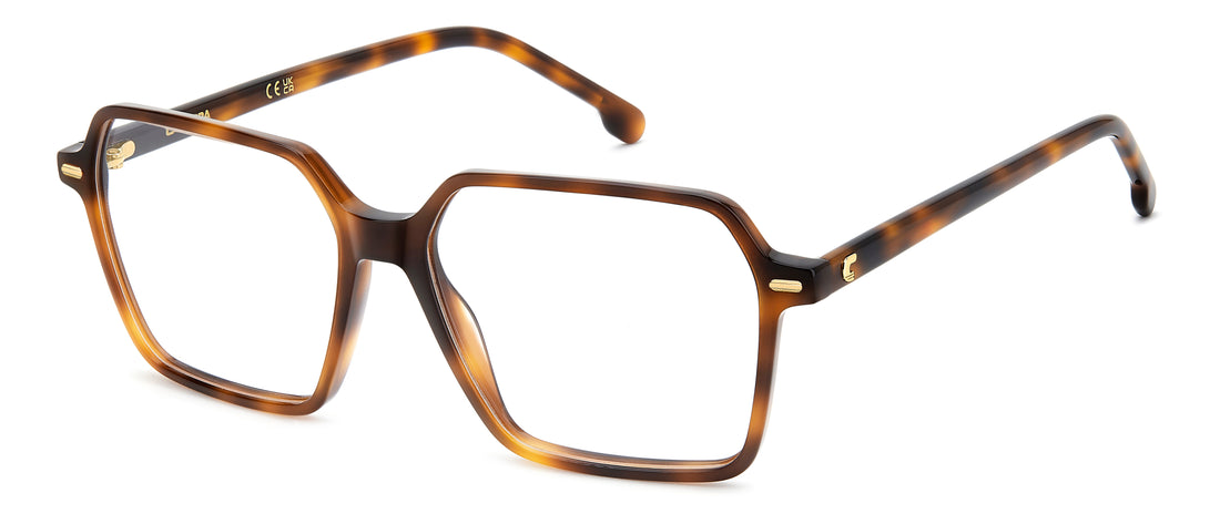 Óculos graduados carrera 3092 wr9 marron square femenino tamanho 54mm - Vista principal