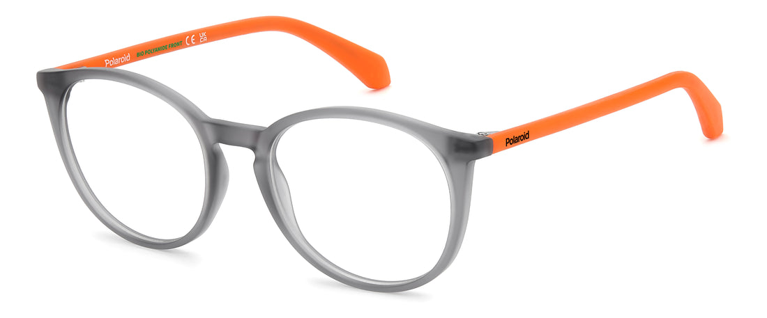 Occhiali da vista polaroid kids pld d855 2m8 grey pantos infantil taglia 48mm - Vista principale
